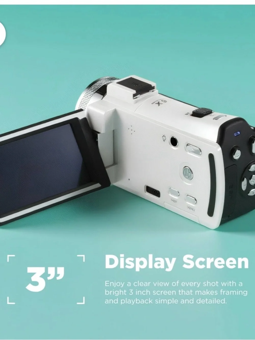 New Digital Camcorder with 16X Zoom and 2 new micro SDXC cards with adapter